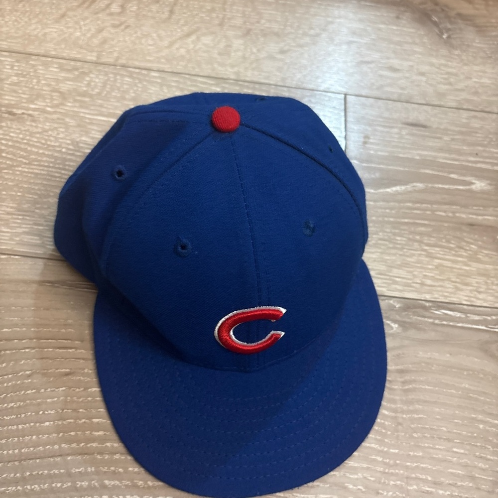 New Era Blue Chicago Cubs Fitted Cap - Picture 2 of 4